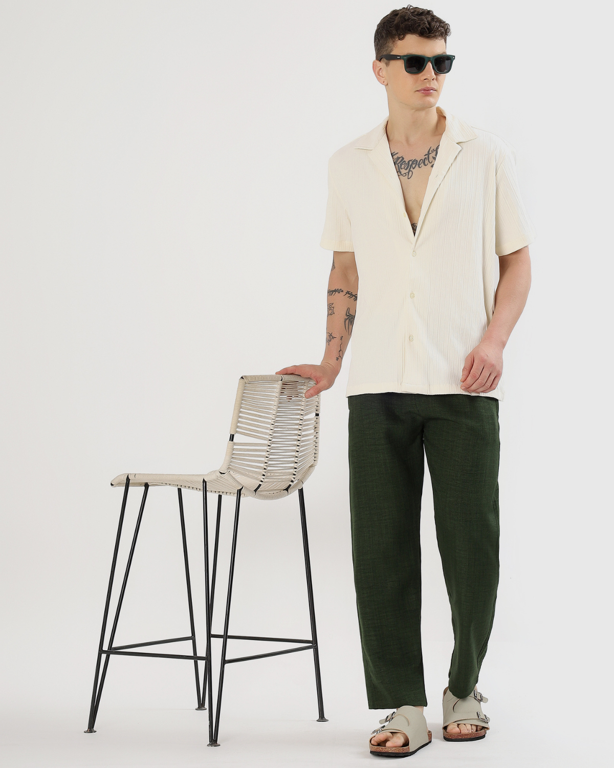 UrbanLoom Linen pant  | Straight Fit