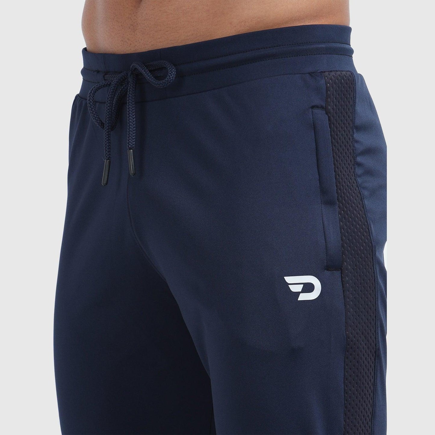 Denmonk: Elevate your look with these Urbanstribe sharp midnight navy joggers for mens.