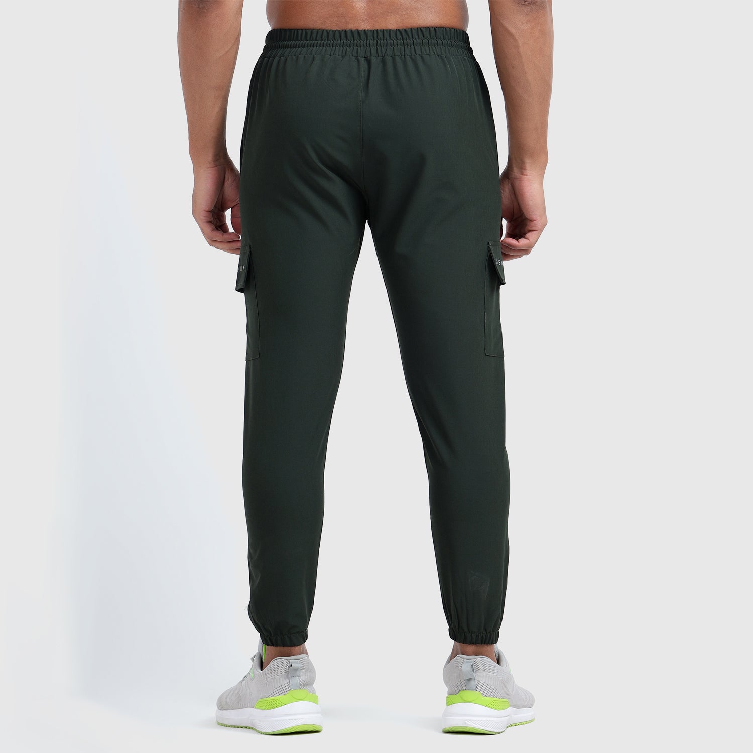 Denmonk: Elevate your look with these Cragopro sharp core olive Trackpant for mens.