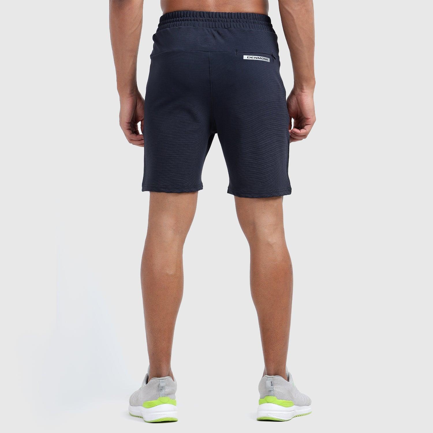 Denmonk's fashionable Retroglide Shorts charcoal shorts for men will boost your level of gym fitness.