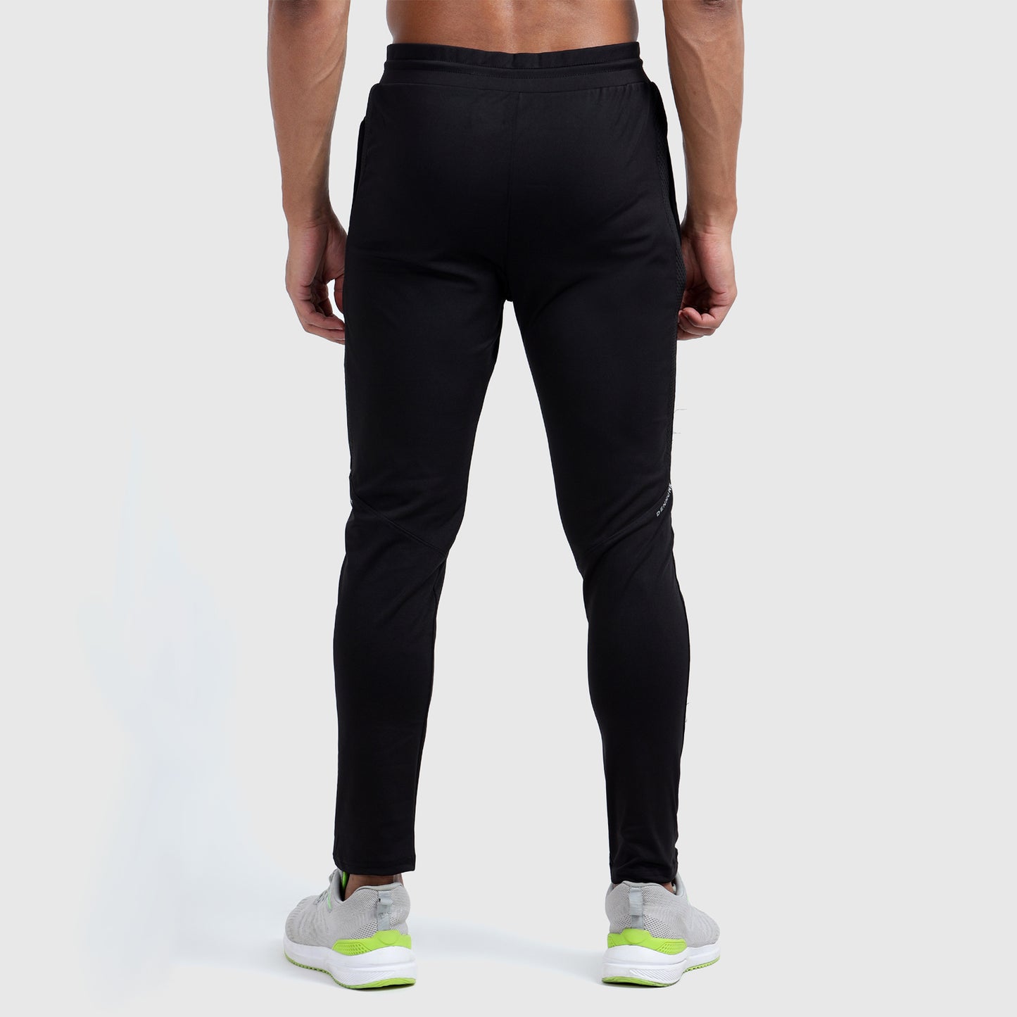 Denmonk: Elevate your look with these Urbanstribe sharp black joggers for mens.