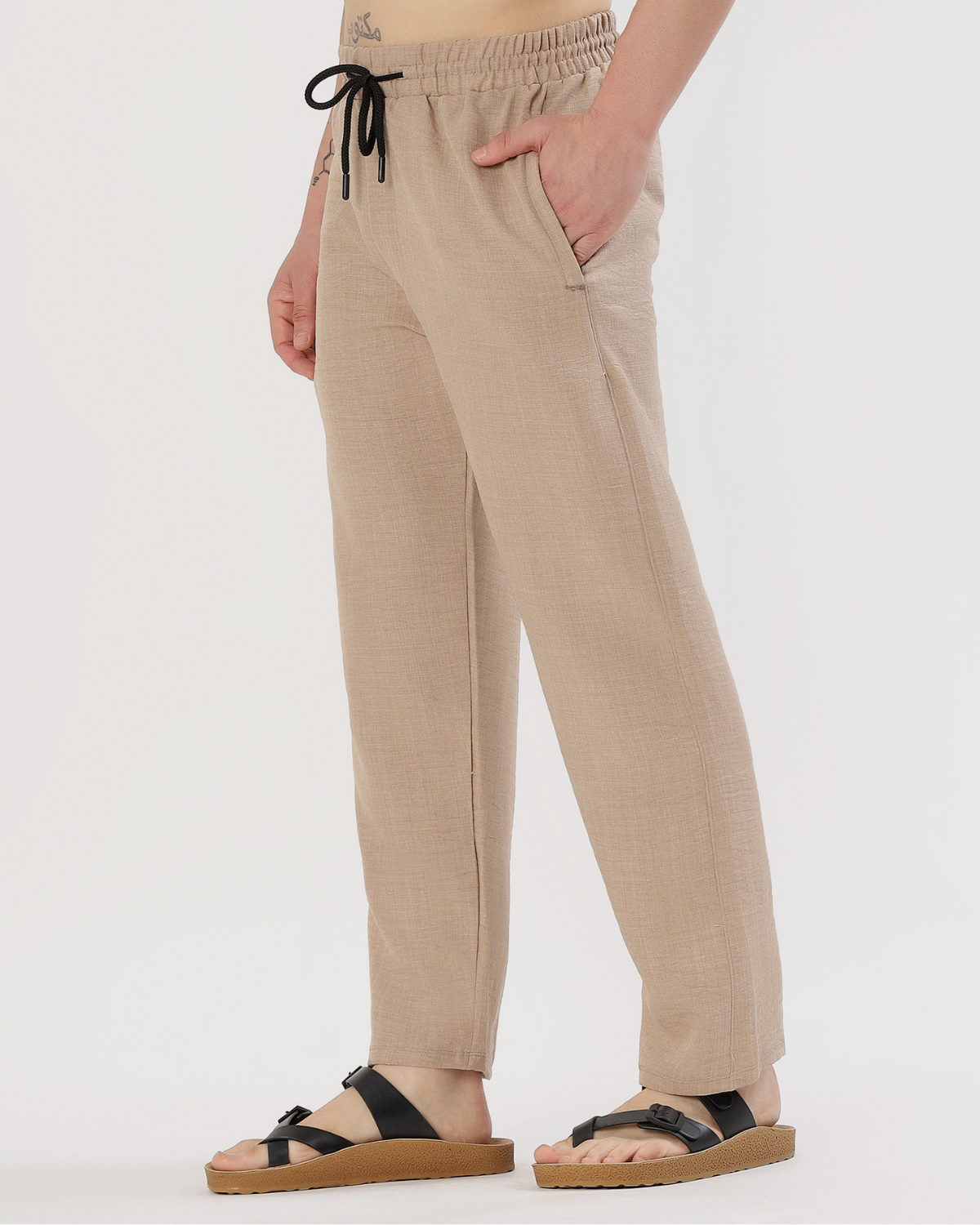UrbanLoom Linen pant  | Straight Fit