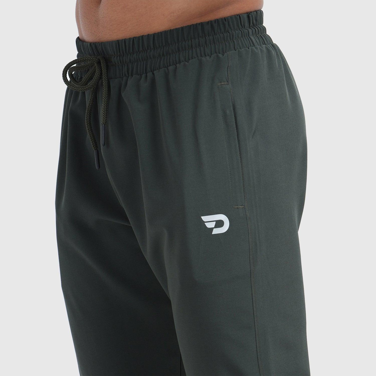 Denmonk: Elevate your look with these stayactive sharp core olive Trackpant for mens.