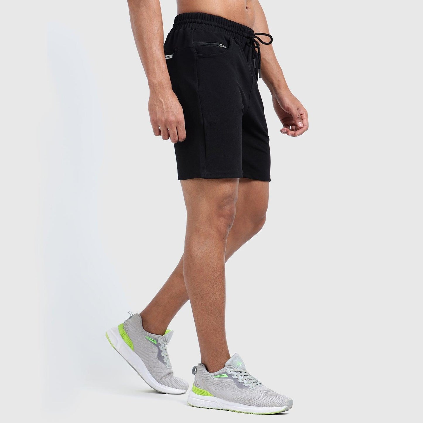 Denmonk's fashionable Retroglide Shorts black shorts for men will boost your level of gym fitness.