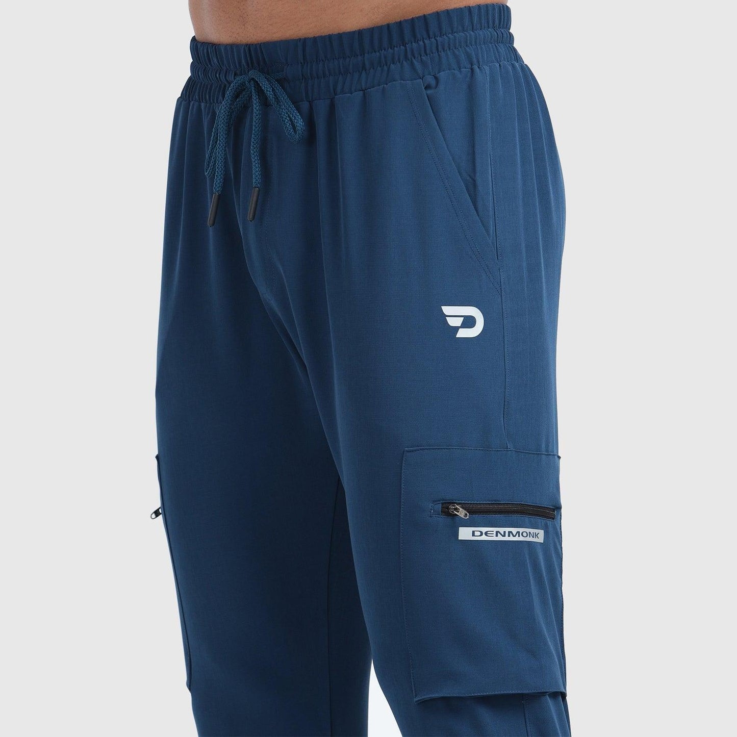 Denmonk: Elevate your look with these Trekcrago sharp regal blue Trackpant for mens.