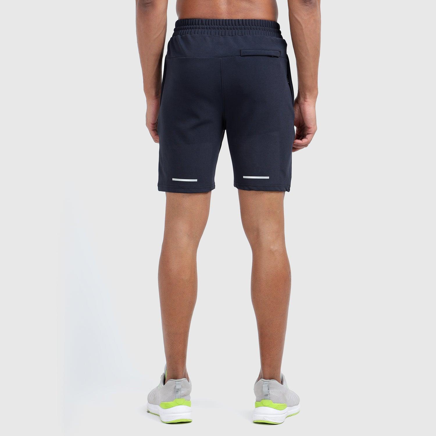 Denmonk's fashionable Trekready charcoal shorts for men will boost your level of gym fitness.