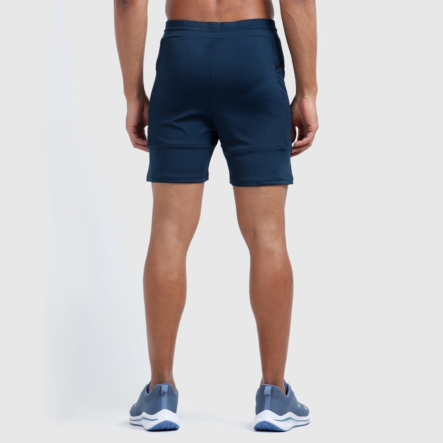 Denmonk's fashionable Power Shorts regal blue shorts for men will boost your level of gym fitness.
