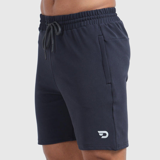 Denmonk's fashionable Trekready charcoal shorts for men will boost your level of gym fitness.