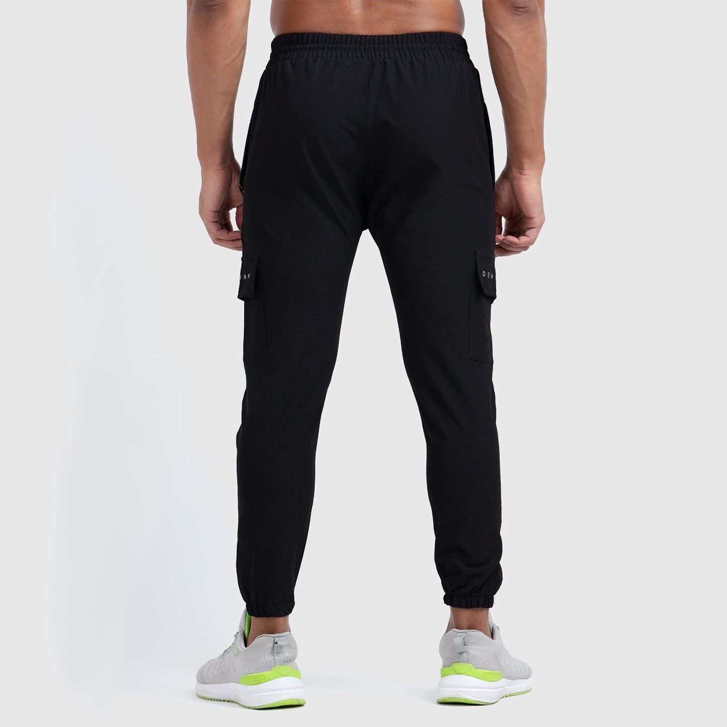 Denmonk: Elevate your look with these Cragopro sharp black Trackpant for mens.