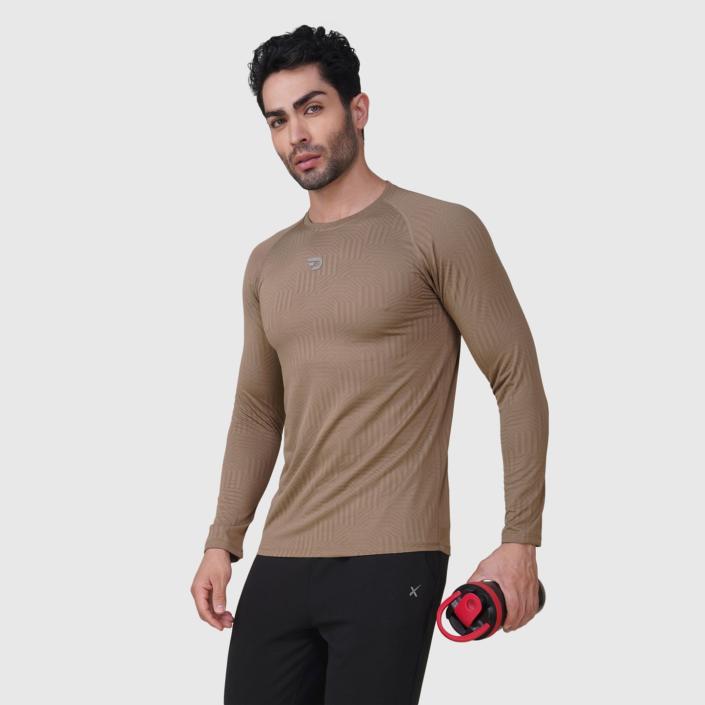 Jacquard  T-shirt | Slim Fit