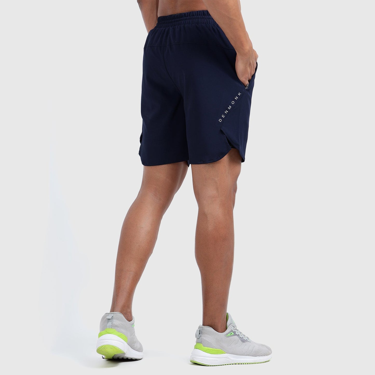 Denmonk's fashionable 2-IN-1 SHORTS midnight navy shorts for men will boost your level of gym fitness.