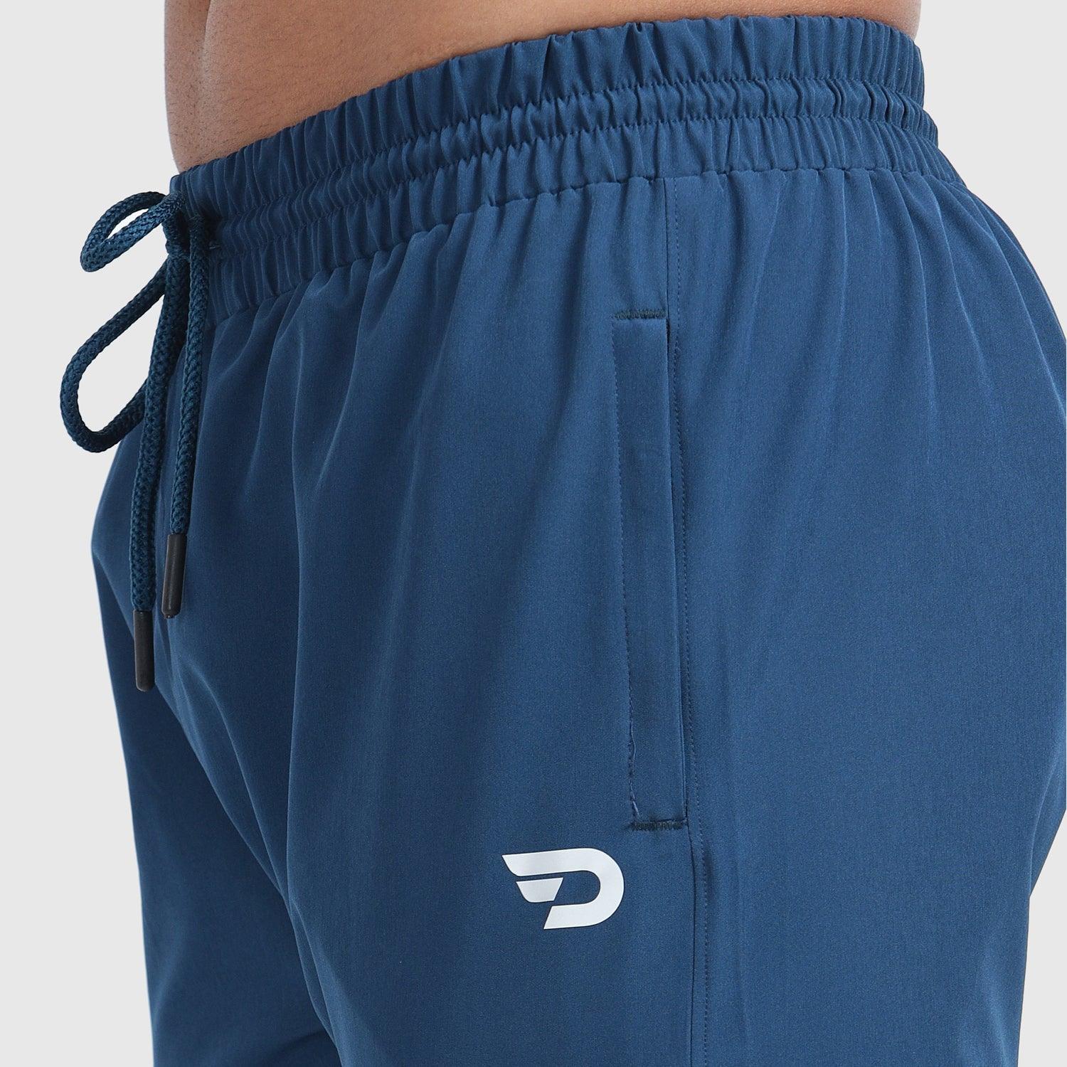 Denmonk: Elevate your look with these stayactive sharp regal blue Trackpant for mens.