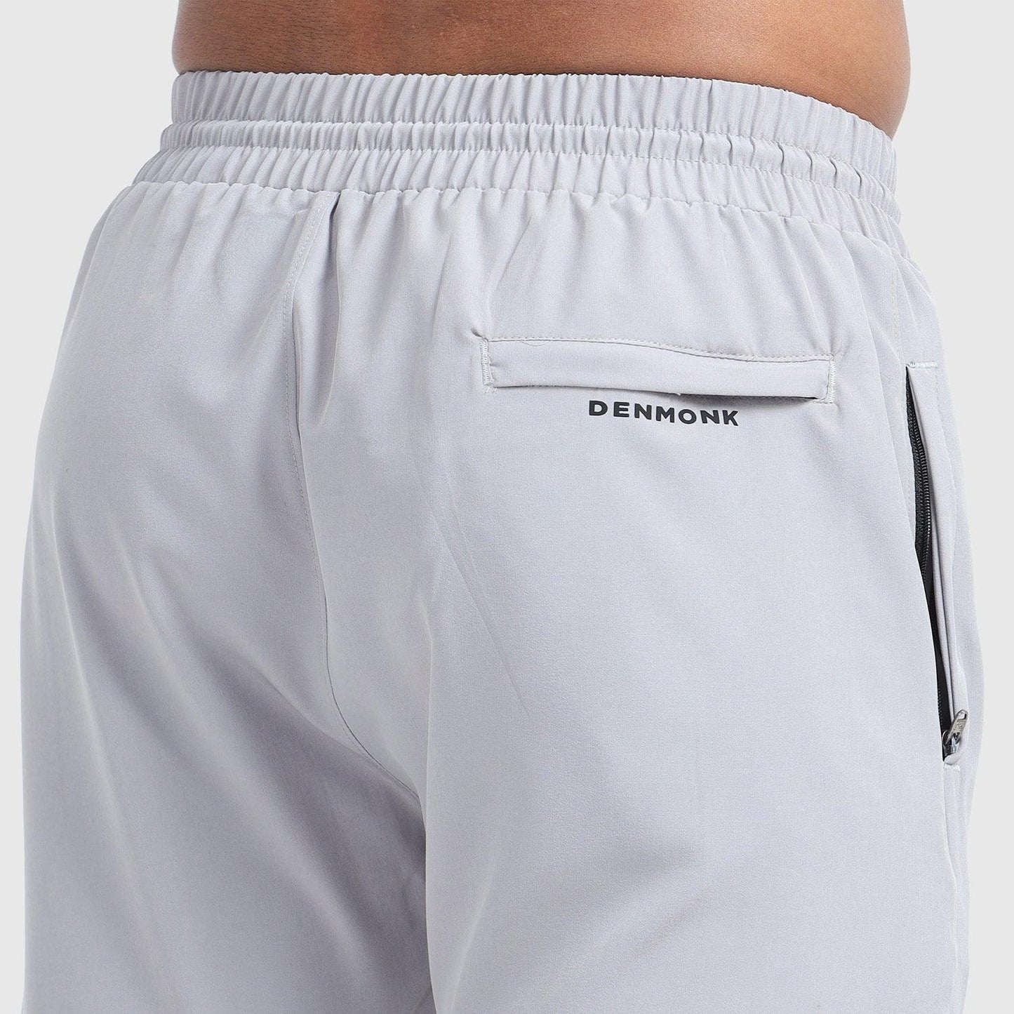 Denmonk: Elevate your look with these stayactive sharp light grey  Trackpant for mens.
