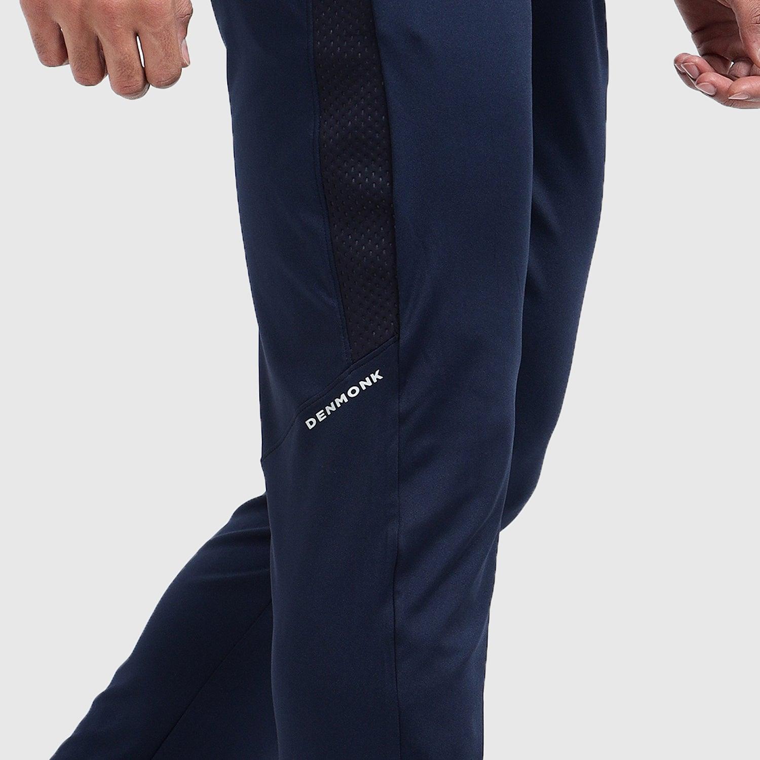 Denmonk: Elevate your look with these Urbanstribe sharp midnight navy joggers for mens.