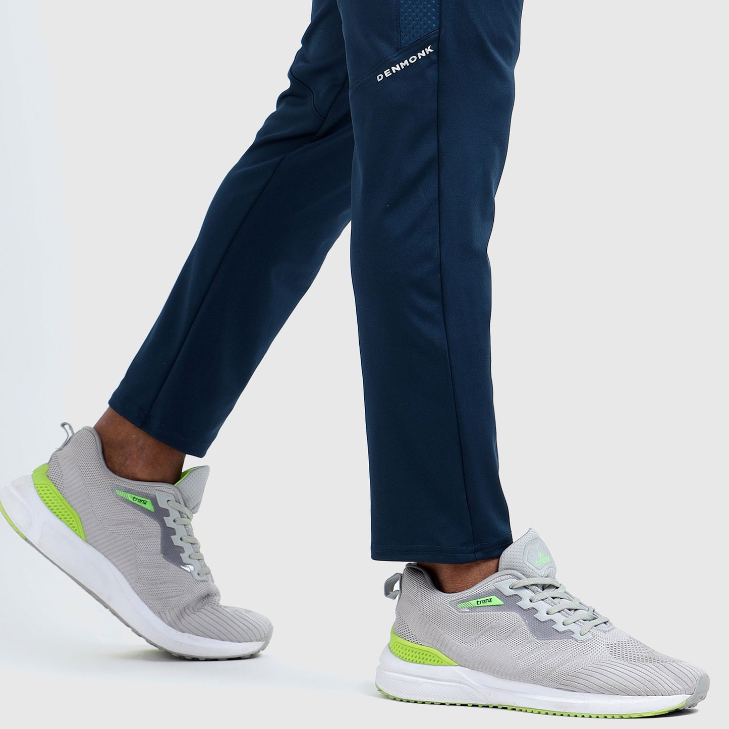 Denmonk: Elevate your look with these Urbanstribe sharp regal blue joggers for mens.