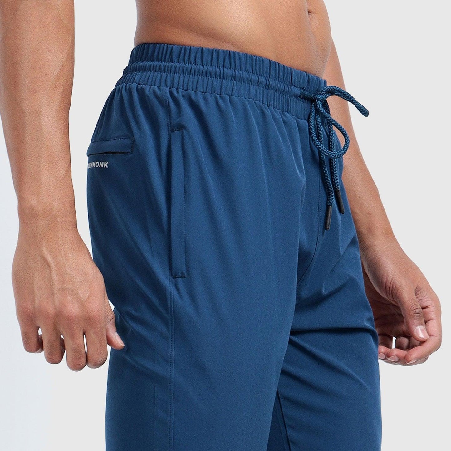 Denmonk: Elevate your look with these stayactive sharp regal blue Trackpant for mens.