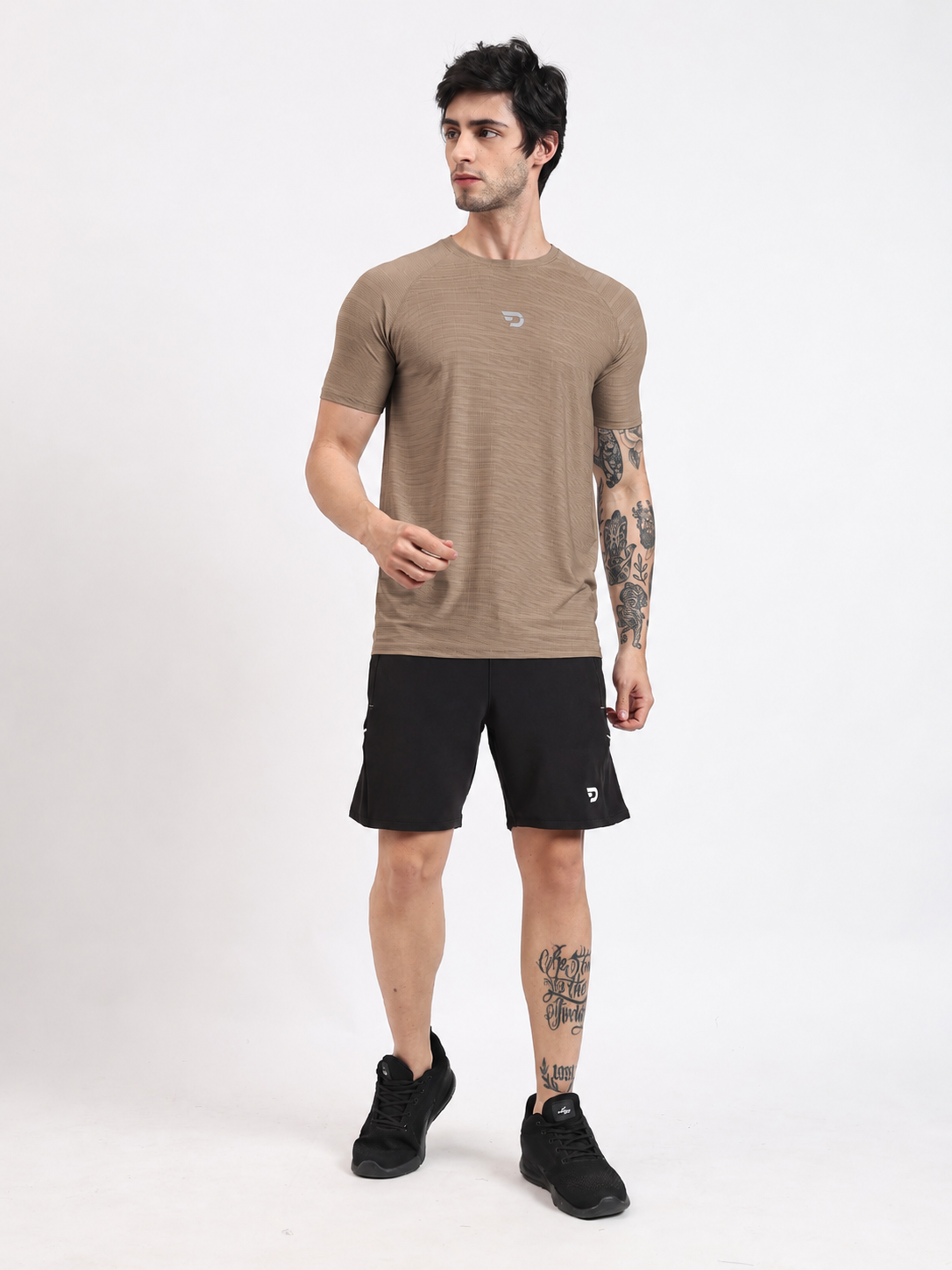 The Active Tee — Mesh Lycra