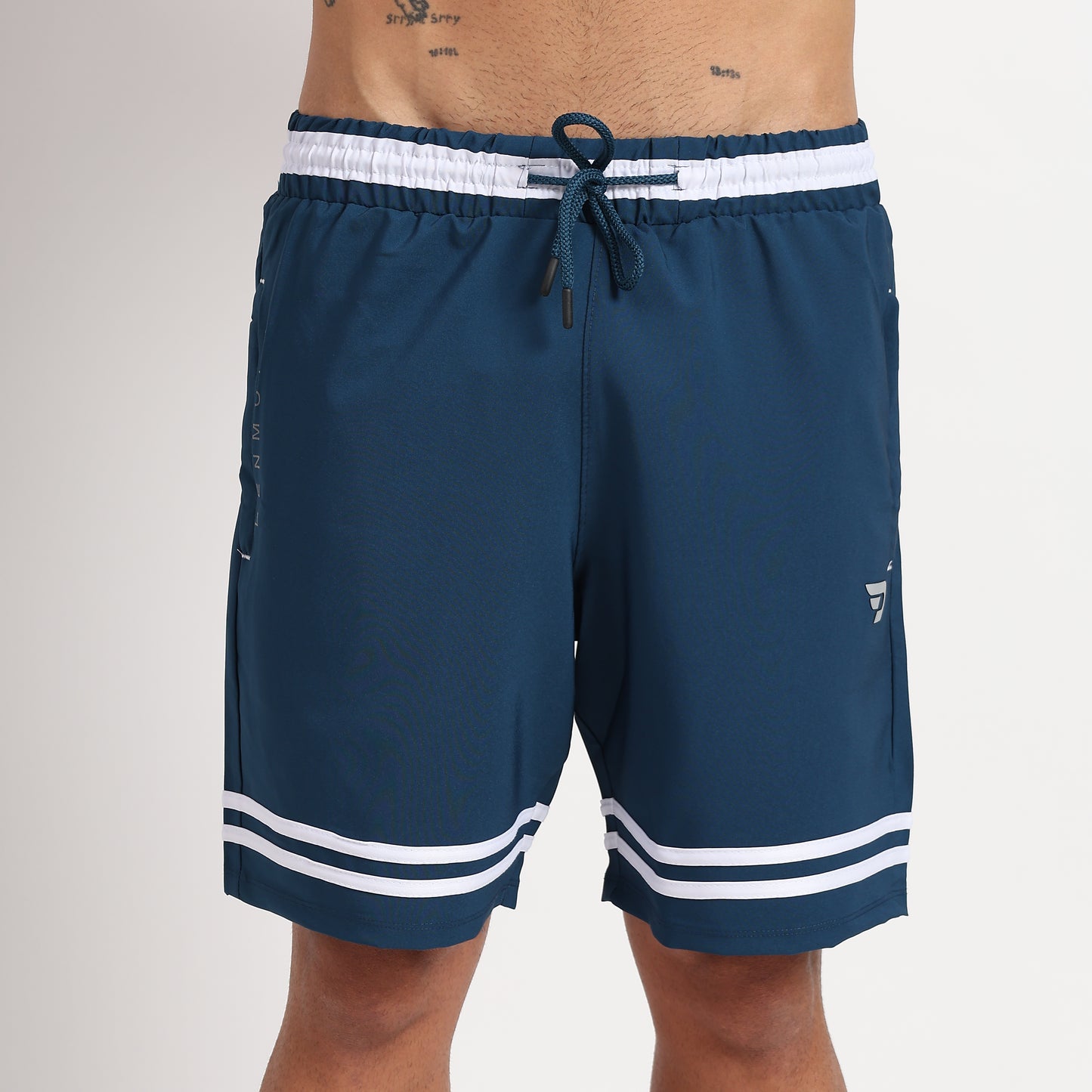 White Stripe Shorts