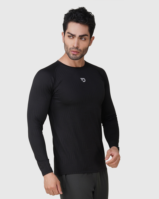 Jacquard  T-shirt | Slim Fit