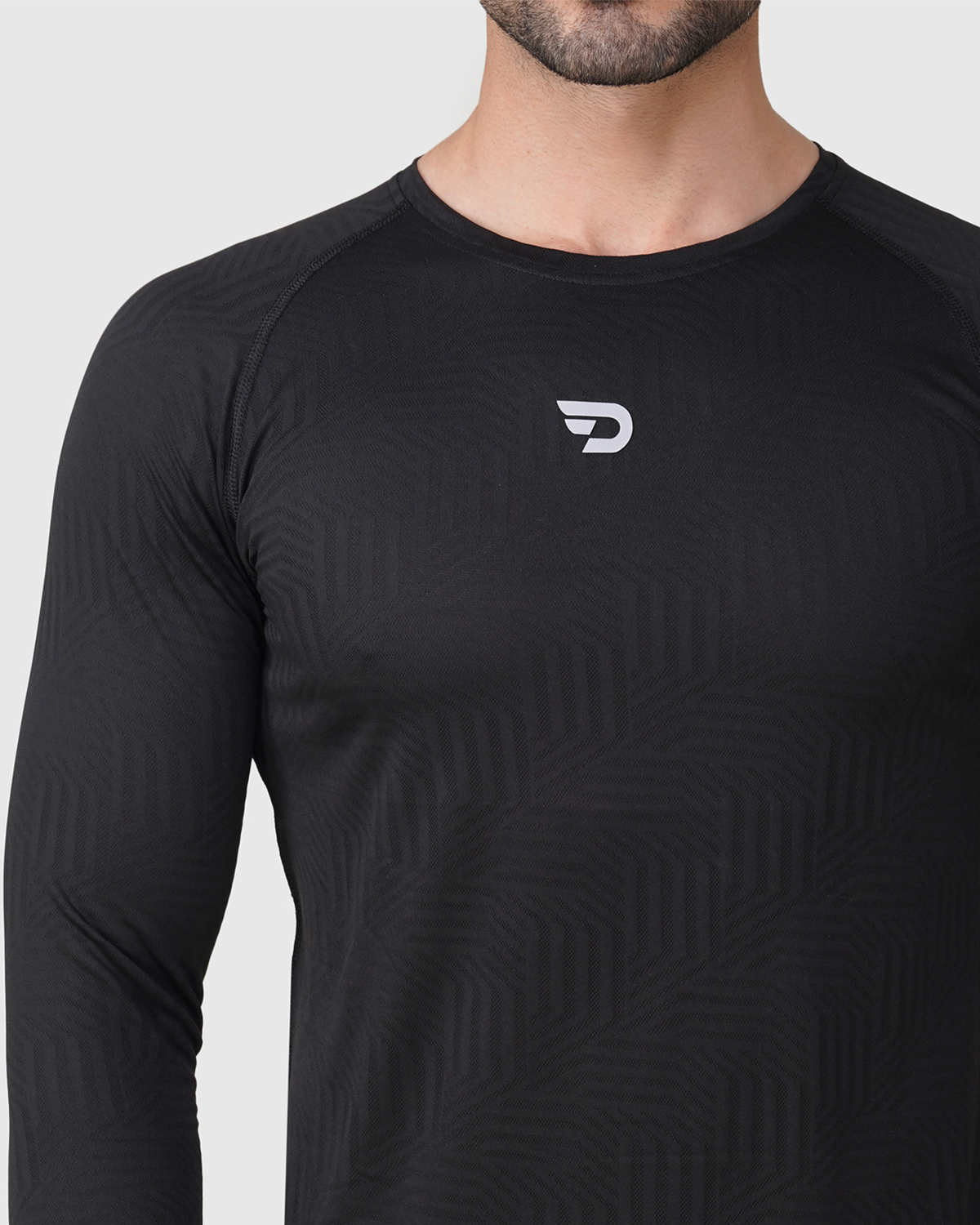 Jacquard  T-shirt | Slim Fit