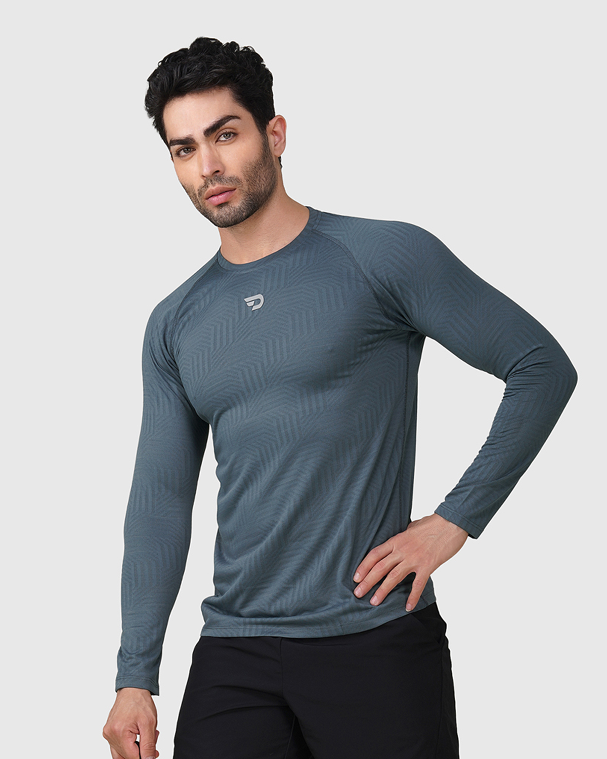 Jacquard  T-shirt | Slim Fit