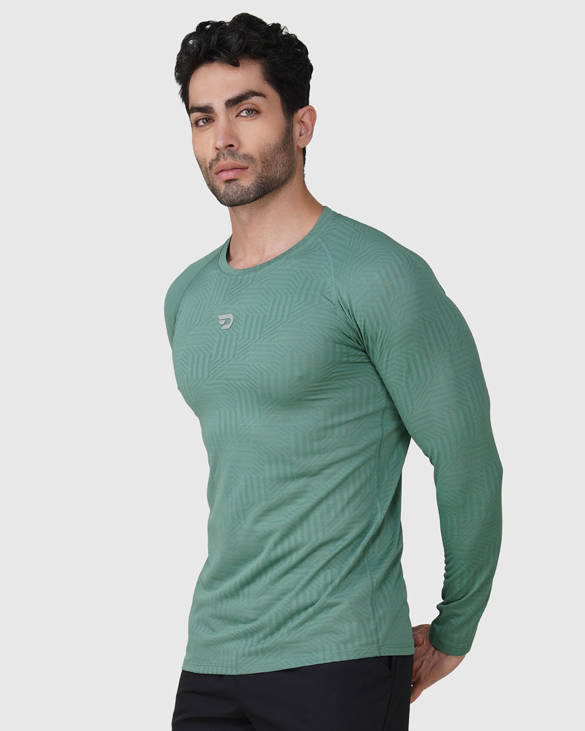 Jacquard  T-shirt | Slim Fit