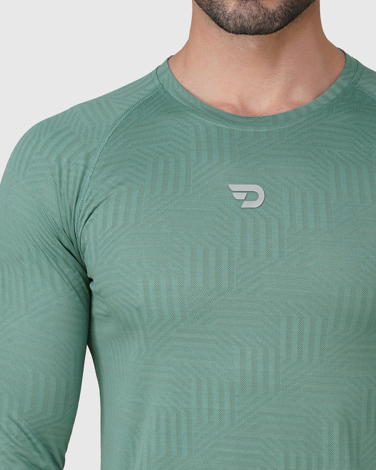 Jacquard  T-shirt | Slim Fit