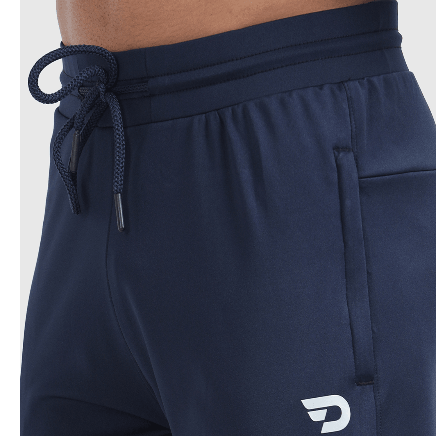 Denmonk: Elevate your look with these Powerjoggers sharp midnight navy joggers for mens.