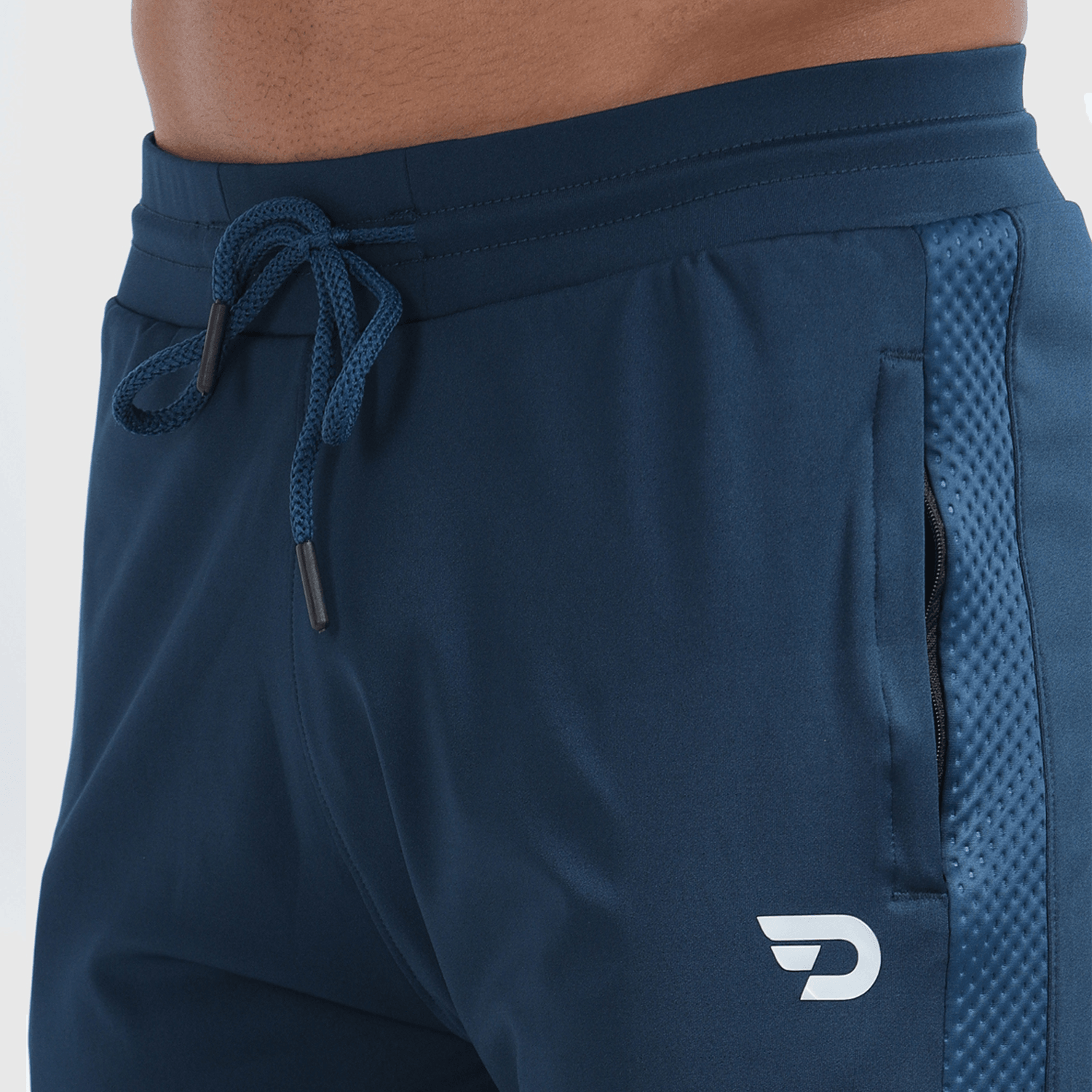 Denmonk: Elevate your look with these Urbanstribe sharp regal blue joggers for mens.